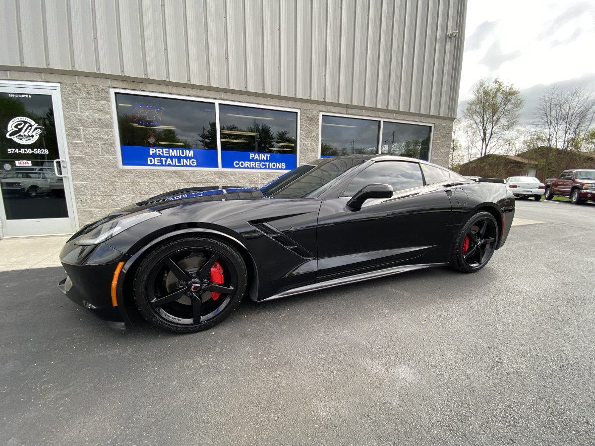 Fully Detailed, Black Sports Car
